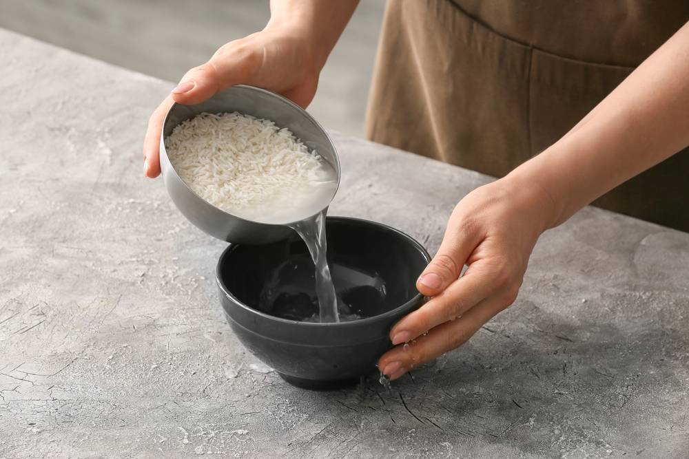 always rinse your rice before cooking