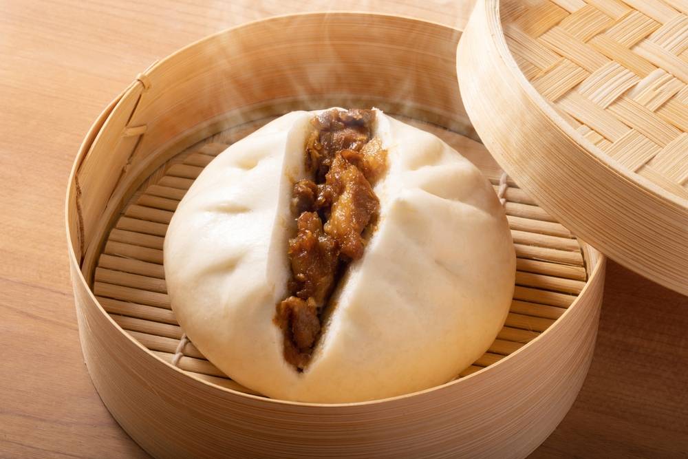 enjoy bbq pork buns at Chinatown Bakery