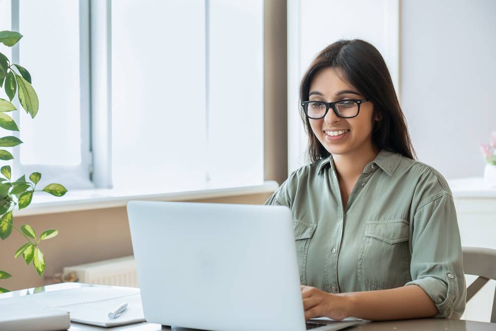 Example of a student updating their CV